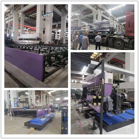 技術人員正在車間安裝新設備