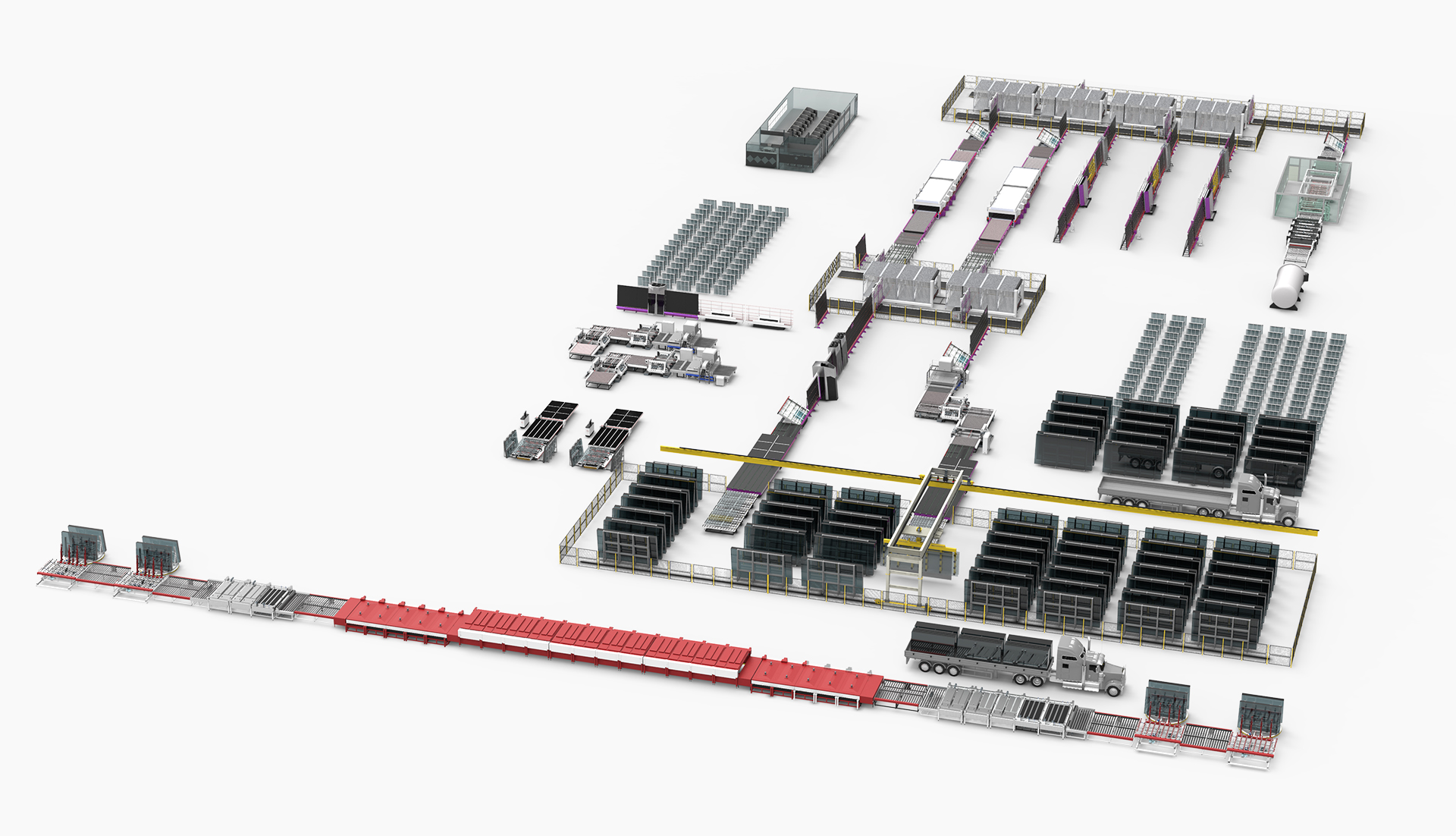 LISEC智能化玻璃深加工生產系統