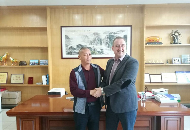 廣東隆?？萍技瘓F老板與李賽克中國區域總裁