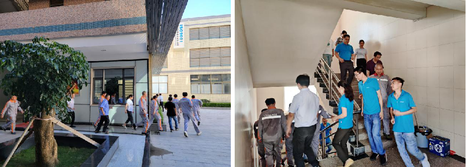 廣東隆玻科技集團開展消防安全應急演練